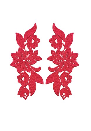 Chrisanne Clover Madonna Guipure Motif Pair
